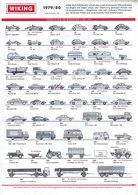 KAT170 Modellprospekt WIKING 1979/80, 6-seitig, A4-Format, Neuwertiger Zustand - Littérature & DVD