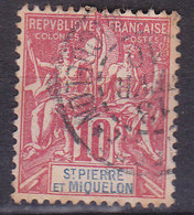 Saint Pierre Et Miquelon Timbres Des Colonies Françaises  N°73 Oblitéré - Unused Stamps