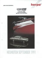 KAT171 Modellprospekt HERPA Miniaturmodelle Neuheiten 1991, Neu, A4 - Literature & DVD