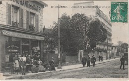 COLOMBES   93 SEINE SAINT DENIS  CPA  RESTAURANT DE LA GARE - Other & Unclassified