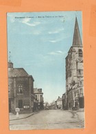 CPA  - Oisemont  - (Somme) - Rue Du Tréport Et Les Halles - Oisemont