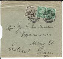 NZ Forces In Egypt Postmark "Headquarters Field Post Office N.Z. Division  3.3.1915" To Elgin Scotland - Briefe U. Dokumente