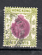 Hong Kong 1911 Mi Nr 94 Koning Edward VII   -2 - Gebruikt