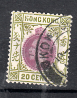 Hong Kong 1911 Mi Nr 94 Koning Edward VII   -3 - Gebruikt