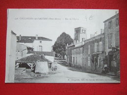 79 - COULONGES SUR L' AUTIZE - " RUE DE L' EGLISE " - - Coulonges-sur-l'Autize