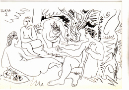 PICASSO  Ed Cercle D'Art -  Les Dejeuners  - CPM  10.5x15 TBE 1970 Neuve - Picasso