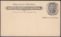 1899-EP-225 CUBA US OCCUPATION. 1899. Ed.39. 1c JEFFERSON UNUSED POSTAL STATIONERY. - Storia Postale