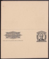 1907-EP-41 CUBA REPUBLICA. 1907. Ed.71. LUZ Y CABALLERO. NO BEND POSTAL STATIONERY - Covers & Documents