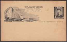 1955-EP-42 CUBA REPUBLICA. 1955. Ed.74. 1c JOSE MARTI POSTAL STATIONERY UNUSED. - Storia Postale