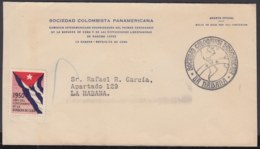 1950-H-71 CUBA REPUBLICA. ASUNTO OFICIAL. SOCIEDAD COLOMBISTA PANAMERICANA. 1950. - Lettres & Documents