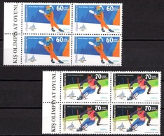 2006 TURKEY 20TH WINTER OLYMPICS GAMES IN TORINO BLOCK OF 4 MNH ** - Unused Stamps