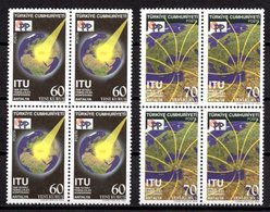 2006 TURKEY INTERNATIONAL TELECOMMUNICATION UNION (ITU) PLENIPOTENTIARY CONFERENCE BLOCK OF 4 MNH ** - Unused Stamps