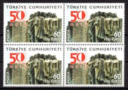 2006 TURKEY 50TH ANNIVERSARY OF METU BLOCK OF 4 MNH ** - Unused Stamps