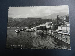 19902) LUINO SALUTO VIAGGIATA 1954 CIRCA - Luino