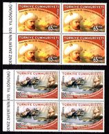 2008 TURKEY 470TH ANNIVERSARY OF PREVEZE NAVAL VICTORY AND NAVAL FORCES DAY BLOCK OF 4 MNH ** - Ongebruikt