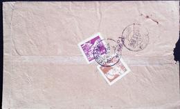 CHINA CHINE CINA 1958 SHANGHAI TO SHANGHAI  COVER WITH STAMP 1 C + 0.5 C GOOD - Covers & Documents