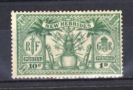 Nv Hébrides * 92 - Unused Stamps