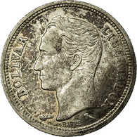 Monnaie, Venezuela, 25 Centimos, 1960, TB+, Argent, KM:35a - Venezuela