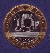 10 Francs Génie De La Bastille - 1988 - FDC - Monnaie Issue D'une Boite Fleurs De Coins - - 10 Francs