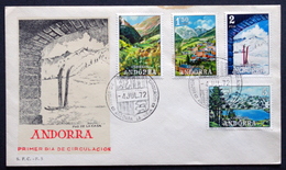 Andorra 1972   MiNr.72-73 FDC   ( Lot 1199) - Andere & Zonder Classificatie