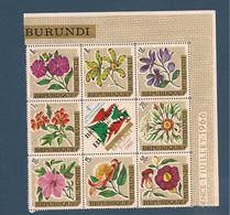 BURUNDI Fleurs Année 1967  Bloc N° Y/T :17* - Unused Stamps
