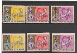 BURUNDI  Année  1969   N° Y/T : 303/305** Dentelé Et Non Dentelé - Unused Stamps