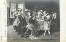 Salon 1905 Partie De Cartes Cartes A Jouer  Tableau Peinture Tableaux - Speelkaarten
