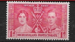 BECHUANALAND  1937 Coronation Of King George V And Queen Elizabeth SG - 1885-1964 Herrschaft Von Bechuanaland