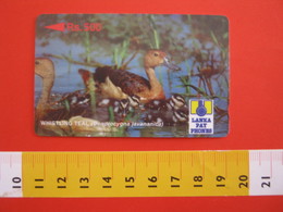 TEL.1 SCHEDE TELEFONICHE - 1996 SRI LANKA CEYLON 500 RS. GERMANO REALE WHISTLING TEAL - Sri Lanka (Ceylon)