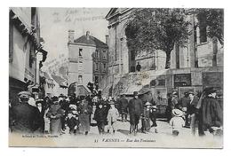 56  Dép.- Vannes - Rue Des Fontaines. Artaud Et Nozais, Nantes. Carte Postale écrite Au Dos,dos Séparé, Sinon Bon état. - Vannes