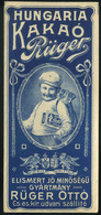 SZÁMOLÓ CÉDULA 1910-20. Cca. Régi Reklám Grafika , Hungária Csokoládé  /  Vintage Adv. Graphics BAR TAB Ca 1910-20 Hungá - Non Classificati