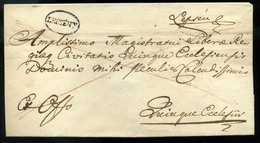 LEPSÉNY 1823. Szép Ex Offo Levél - ...-1867 Prephilately