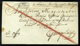 MÁRAMAROSSZIGET 1822. Ex Offo Levél "GR :: SZIGETH " Bélyegzéssel. A Bélyegzésben Jól Látható A Két Kettőspont, Ebben A - ...-1867 Prephilately