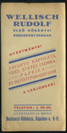 SZÁMOLÓ CÉDULA  Régi Reklám Grafika , Wellisch Rudolf , Kőbányai Konzervgyár  /  Vintage Adv. Graphics BAR TAB Can Facto - Zonder Classificatie