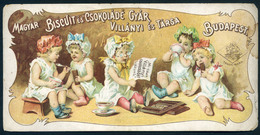 SZÁMOLÓ CÉDULA Régi Reklám Grafika , Magyar Biscuit és Csokoládé Gyár  /  Vintage Adv. Graphics BAR TAB, Hun. Biscuit An - Ohne Zuordnung