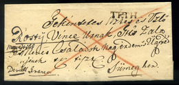 TÉT 1844. Szép és érdekes Franco Levél Sümegre Küldve - ...-1867 Prephilately