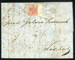 VÁC 1850.06.05.! Levél, Tartalommal ,3Kr (nagy ívszél!) Lőcsére Küldve - Used Stamps