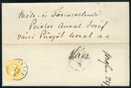 ÚJSZÁSZ 1871. Báró Orczy György , Postázott Gyászjelentésa Váci Püspöknek Küldve - Used Stamps