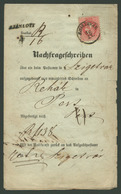 SZIGETVÁR 1867. Tudakozvány, 5Kr Bérmentesítéssel - Gebraucht