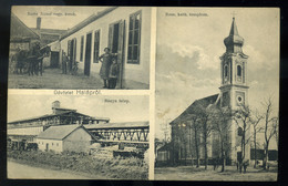 HALÁP 1932.  Bánya Telep, üzlet, Régi Képeslap  /  Mining Camp Store Vintage Pic. P.card - Hongarije