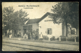 MEZŐTÁRKÁNY 1912. Vasútállomás, Régi Képeslap  /  Train Station Vintage Pic. P.card - Hongarije