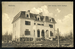 RÉVFÜLÖP Semsey Kastély, Régi Képeslap   /  Semsey Castle Vintage Pic. P.card - Ungheria