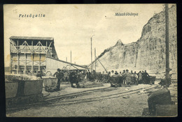 FELSŐGALLA Mészkőbánya, Régi Képeslap  /  Limestone Mine Vintage Pic. P.card - Ungheria
