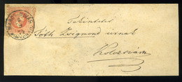 MAROSUJVÁR 1874.09.06. !!  1867-es Kiadású 5Kr Levélen Kolozsvárra Küldve, Portózás Nélkül átment, 3 évvel A Felhasználá - Used Stamps