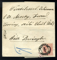 KARCAG 1870. 5Kr-os Levél Jászberénybe - Used Stamps