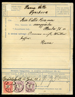 TYERHOVA 1894. Kiegészített Díjjegyes Távirat-lap Zsolnára . Szép!  /  Uprated Stationery Telegraph Card To Zsolna - Oblitérés