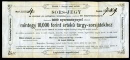 1863. SORSJEGY  Az Eperjesi Kollégium Kiépítésére - Zonder Classificatie