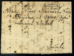 ÖREGLAK 1834. Sörnyén írt Portós Levél, Tartalommal Sopronba Küldve, Gyarmathy Család - ...-1867 Prephilately