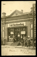 UKRAJNA Wladimir-Wolynsk , I. VH. Tábori Könyvesbolt, Fotós Képeslap HP 163. Bécsbe Küldve  /  WW I. Field Bookstore  Ph - Brieven En Documenten