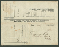 DDSG 1856. Dekoratív Fuvarlevél - Non Classificati